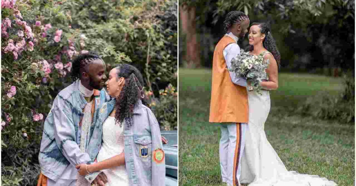 Lupita Nyongo’s Brother, Junior Nyong'o, Weds Long-Time Australian-Born Girlfriend Wanja Wahoro