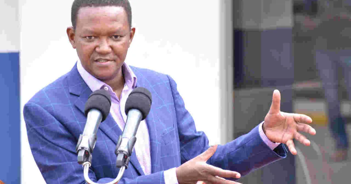 Machakos Governor Alfred Mutua Launches 2022 Presidential Bid