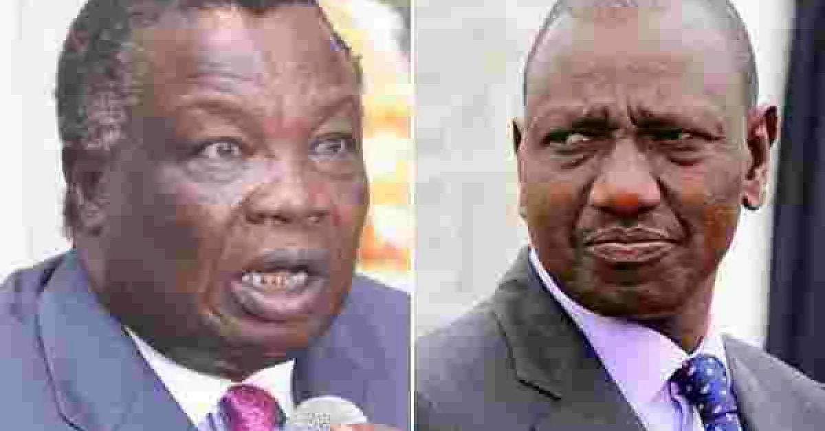 Atwoli to DP William Ruto: Hustler Means a Fraudster, a Male Prostitute