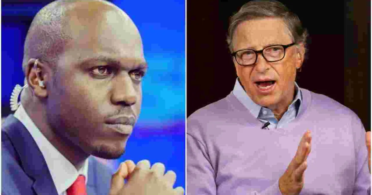 Kenyans Online Wowed After Larry Madowo Interviews Bill Gates