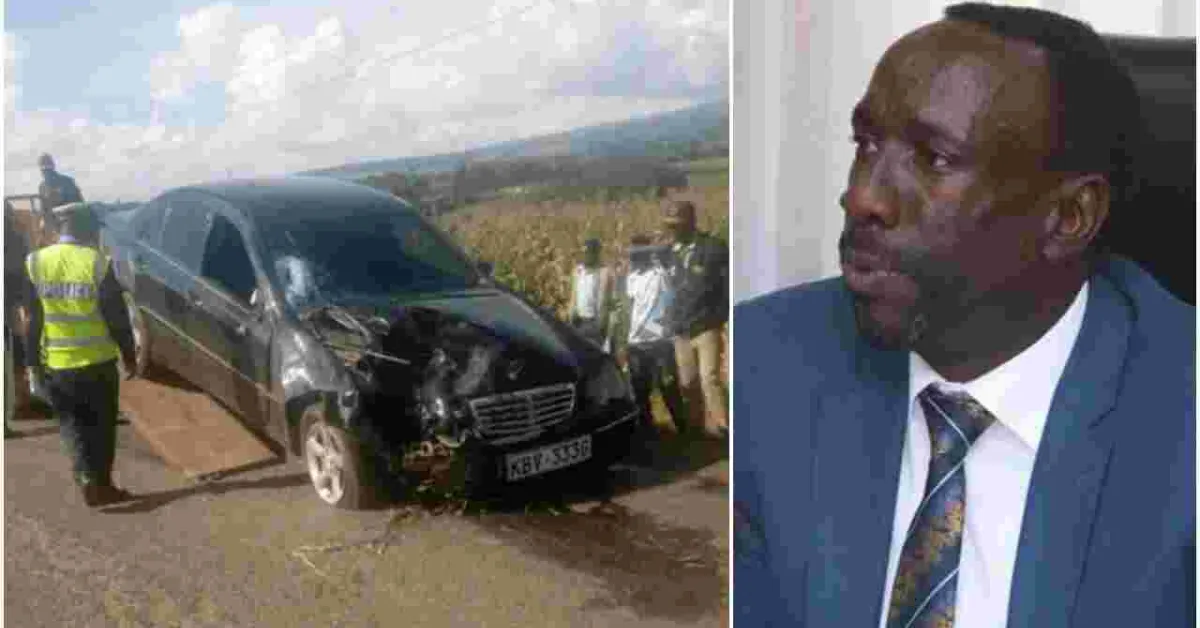 One Dead as National Assembly Deputy Speaker Moses Cheboi is Involved in a Road Crash