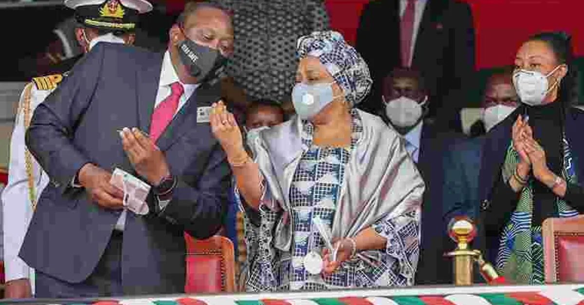 Uhuru, Margaret Kenyatta Become the First Kenyans to Receive Huduma Namba Cards