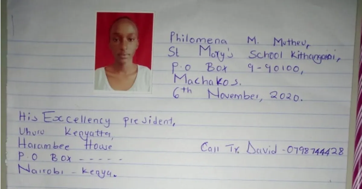 Girl Who Penned Emotional Letter to President Uhuru Returns to School After Governor Alfred Mutua's Intervention