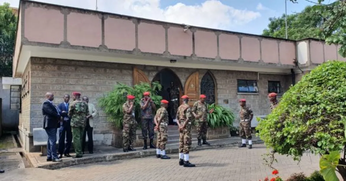 Uhuru Spotted at Lee Funeral Home After Niece's Death