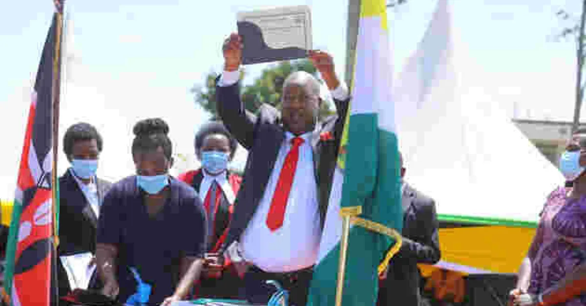 Amos Nyaribo Sworn-In as New Nyamira County Governor