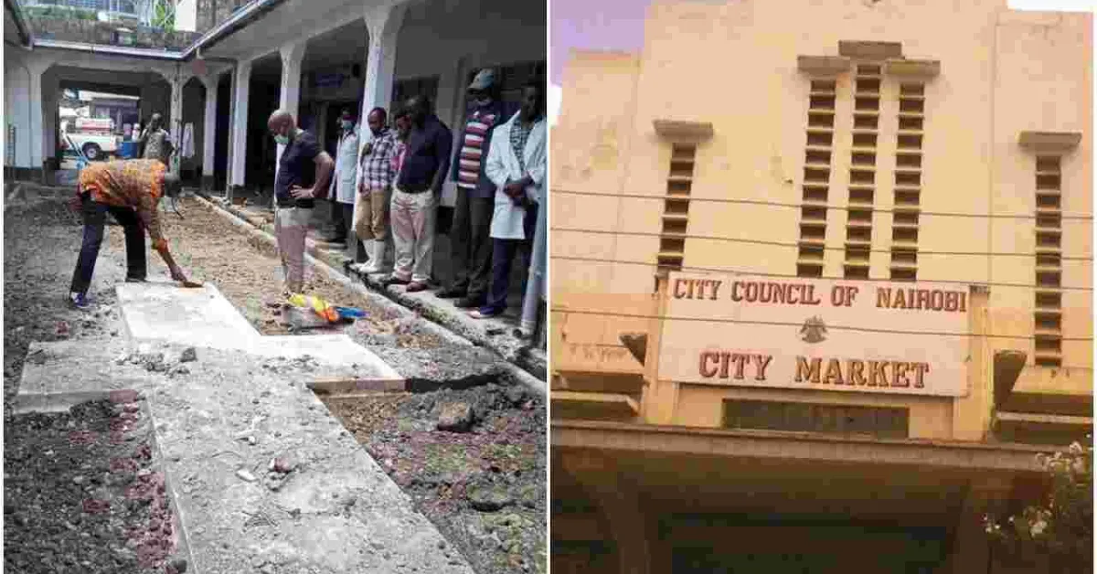 Archeologists Called as Mysterious Crucifix is Discovered Inside City Market in Nairobi