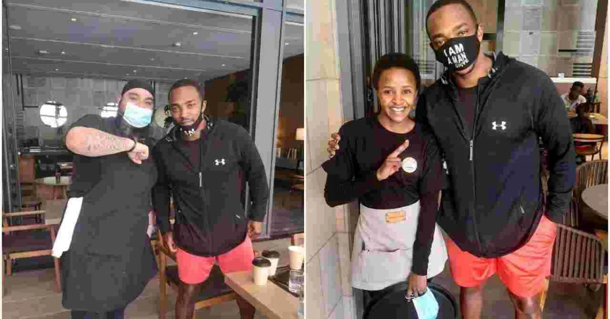 American Actor Anthony Mackie Spotted Hanging Out in Nairobi