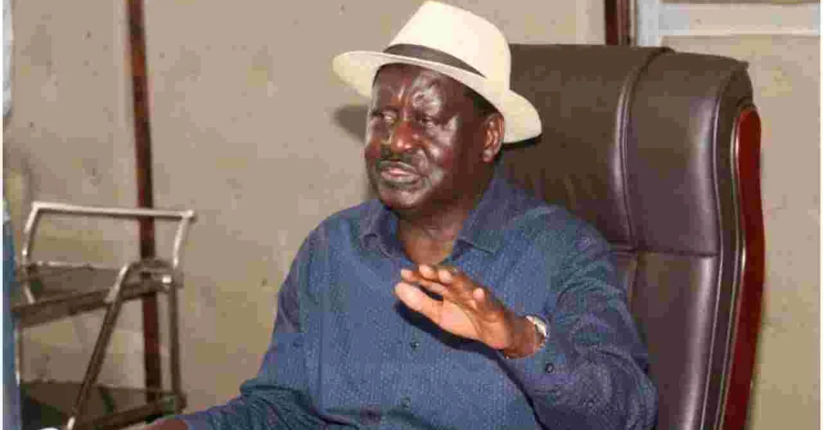 Giving Youths Wheelbarrows is Teaching Them to Survive Rather Than Live, Raila Says
