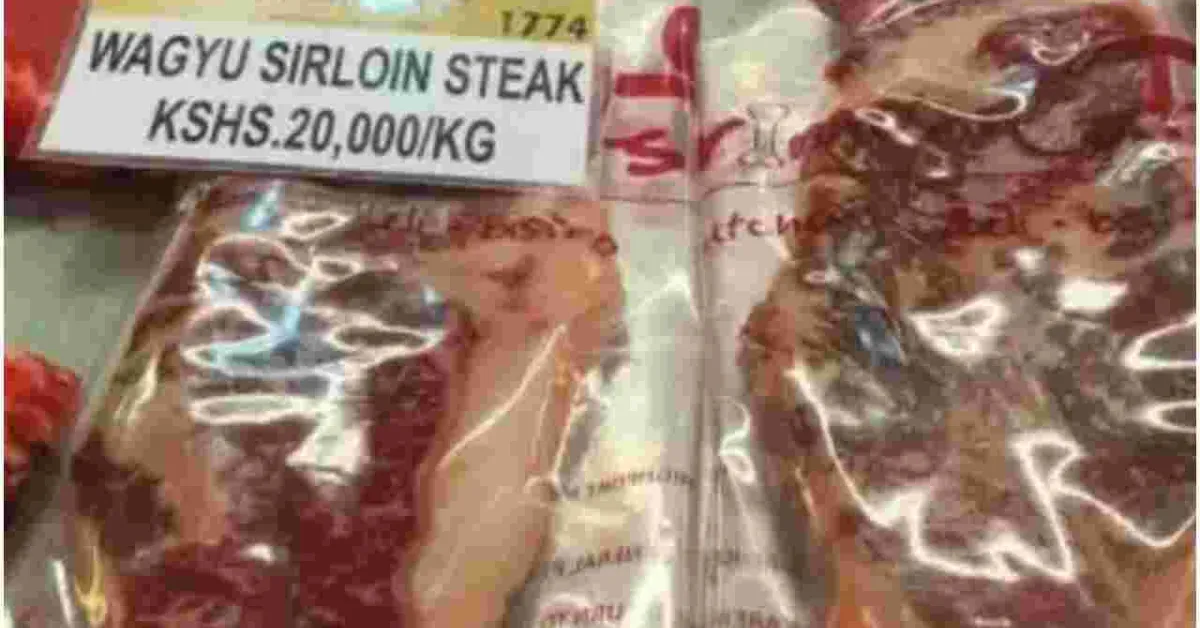 Special Beef Retailing at Sh20,000 Per Kilogram in Nairobi