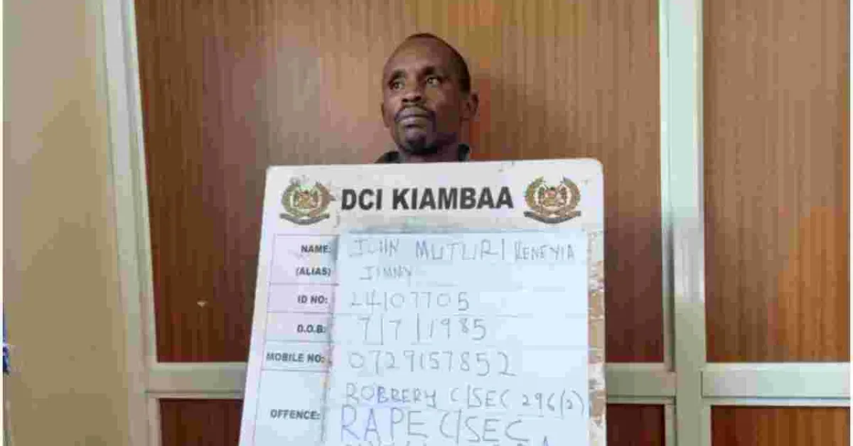 Suspected Kenyan Serial Rapist John Muturi Arrested, Confesses to Raping over 100 Women
