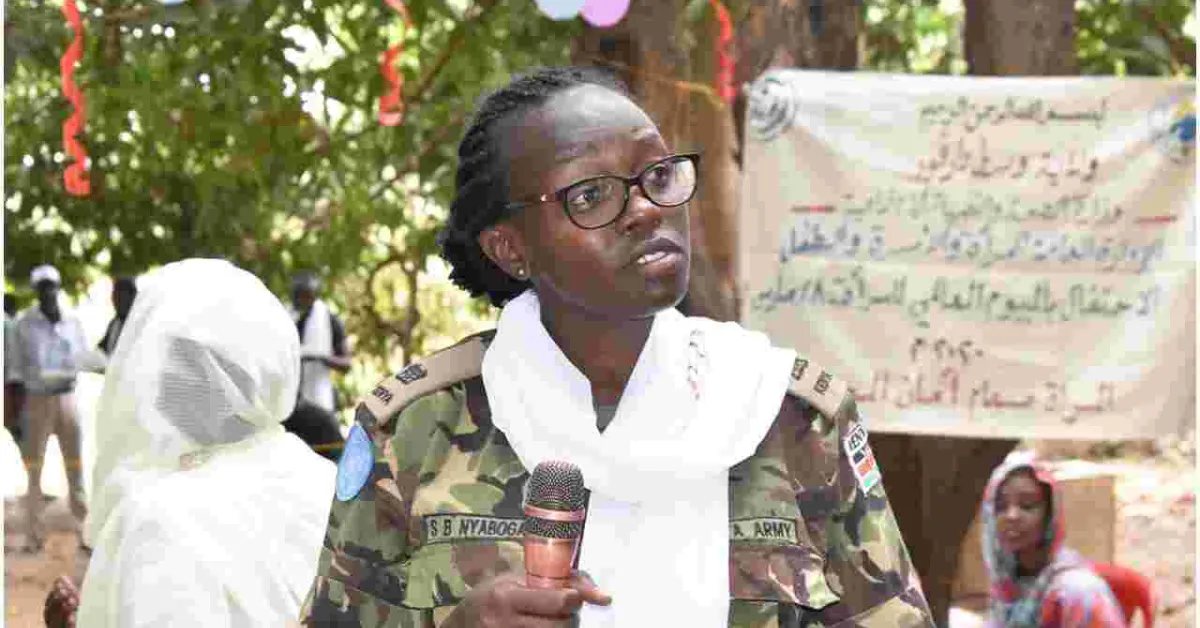 Kenyan Peacekeeper Bags Prestigious UN Award