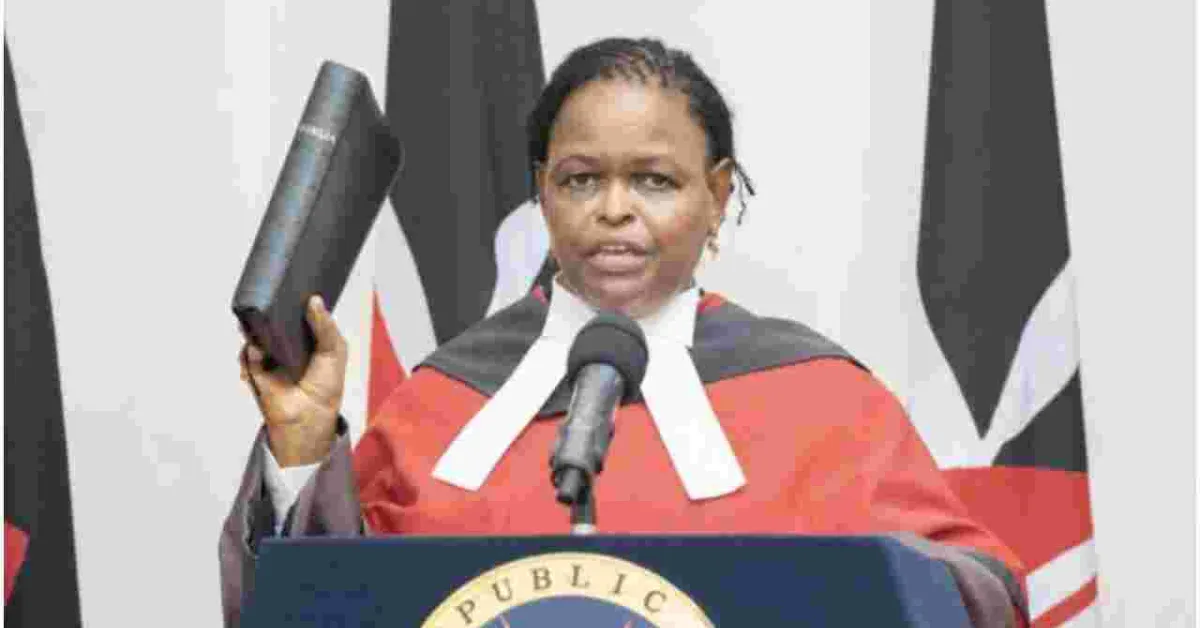Martha Koome Sworn in as Kenya's First Female Chief Justice