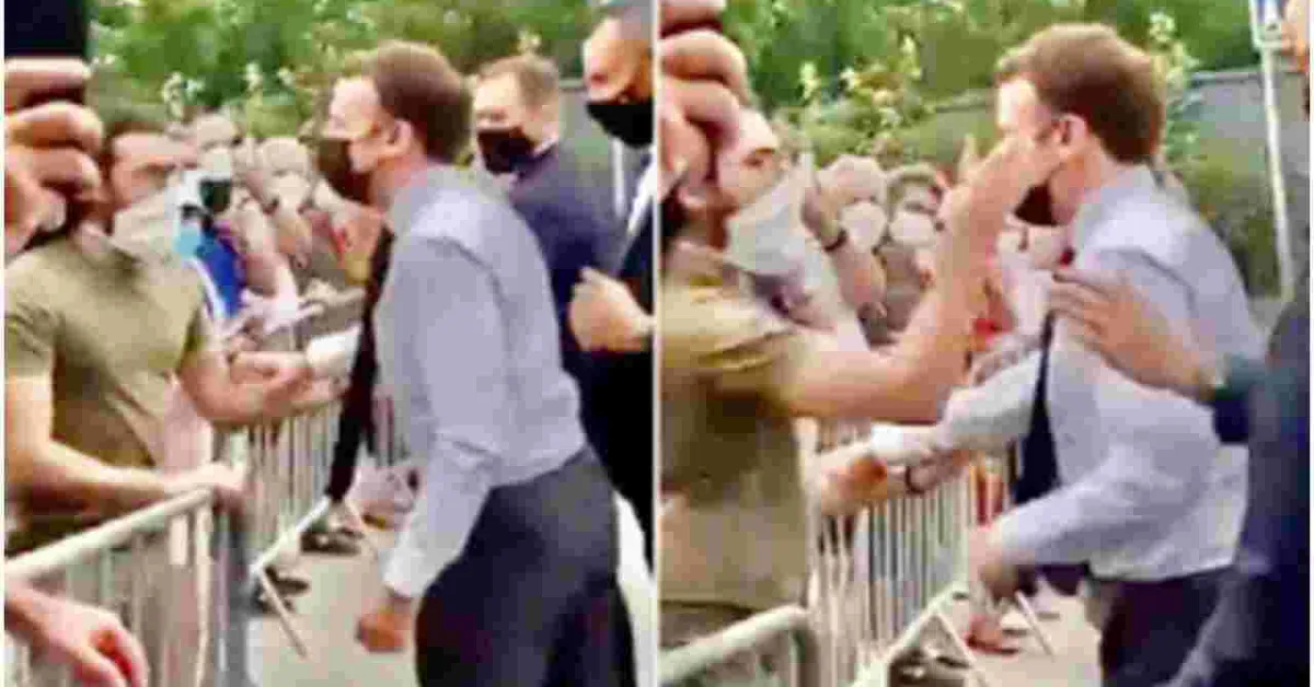 Man Slaps French President Emmanuel Macron in the Face [VIDEO]