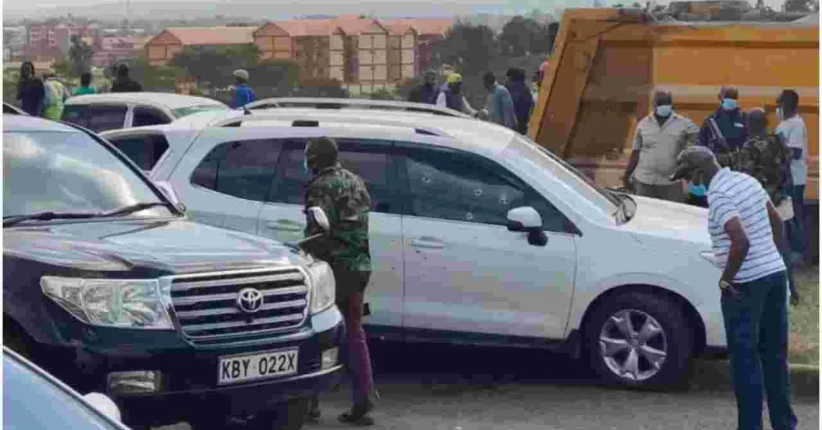 Man Killed After Gunmen Spray His Car with Bullets on Thika Superhighway