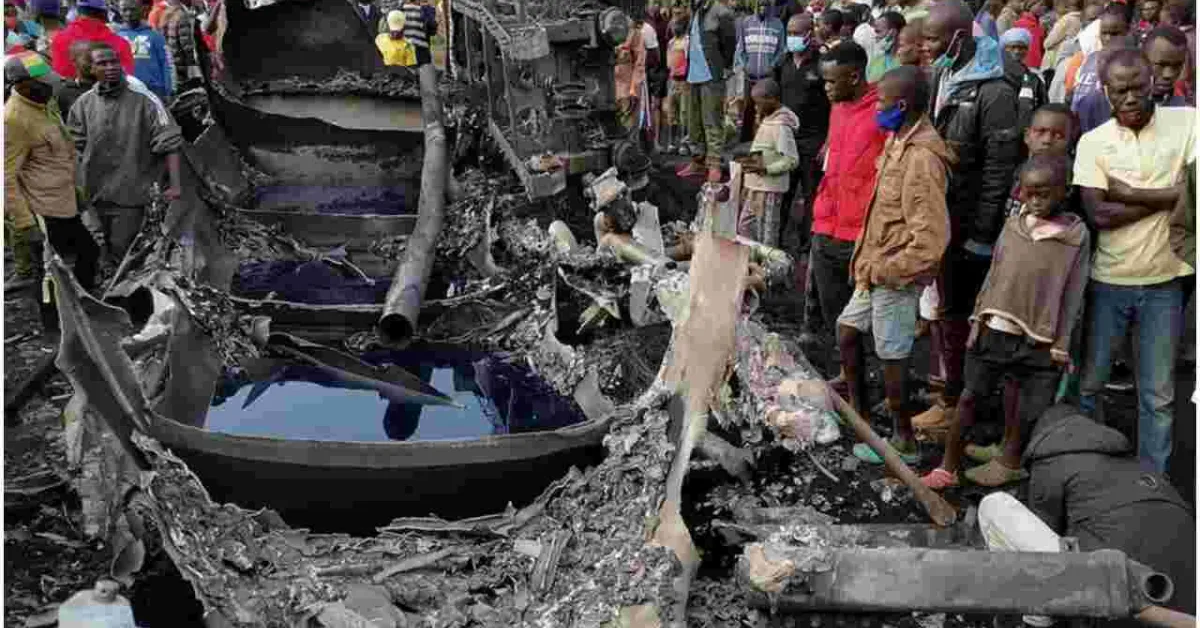 13 People Killed as Fuel Tanker Explodes along Kisumu-Busia Highway