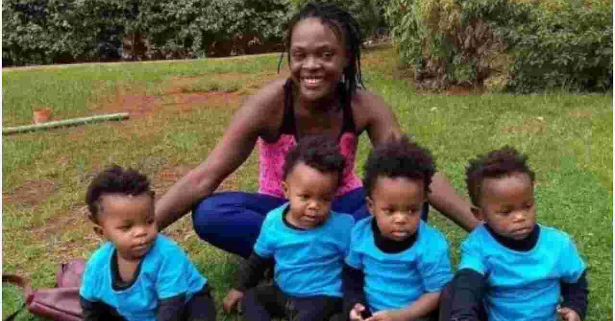 Kenyan Mother Spends Sh44,500 on Uniform for Her Quadruplets