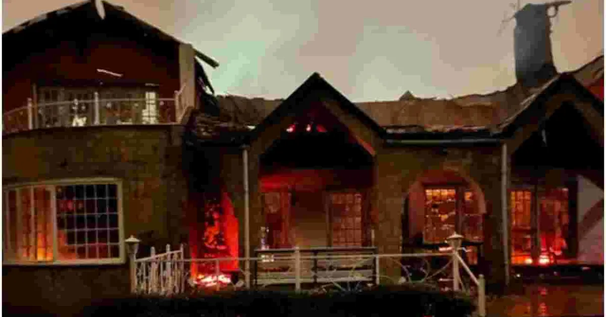 Fire Destroys Political Analyst Mutahi Ngunyi's Runda Mansion