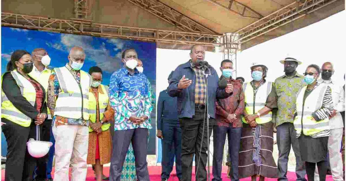 President Uhuru Orders Crackdown on Companies Polluting River Athi