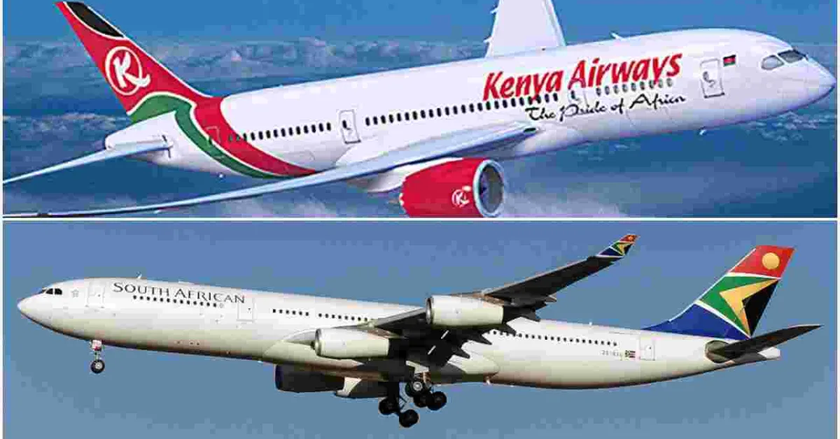 Kenya Airways and South African Airlines Sign Deal to Form a Pan-African Airline