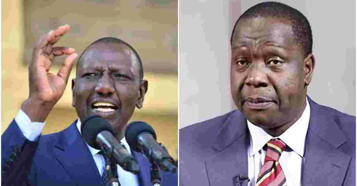 Ruto Reprimands Matiang'i for Exposing Him to Security Threats