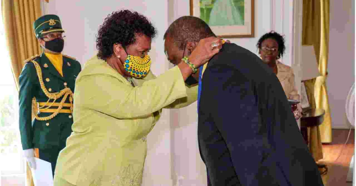 President Uhuru Kenyatta Awarded Barbados' Highest State Honor