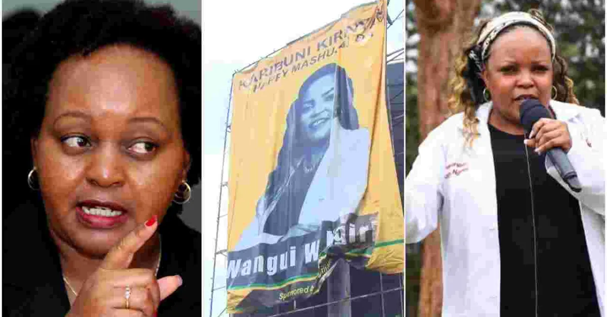 Kirinyaga County Supremacy Battle Intensifies as Waiguru and Ngirici Clash over Billboards