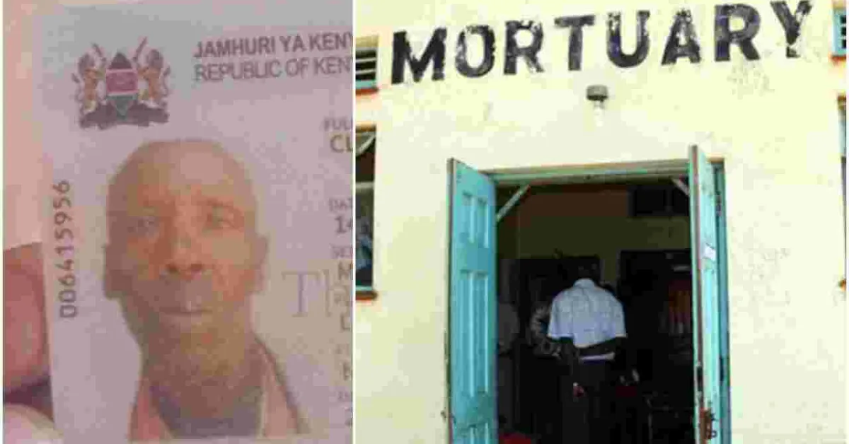 Nyeri Family Refuses to Bury Sibling Who Abandoned them and Squandered His Wealth with a Woman