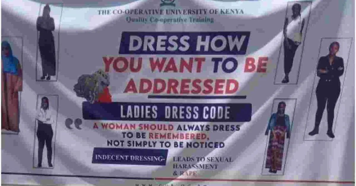 Co-operative University Apologizes After Banner Linking Rape to Indecent Dressing Causes Uproar