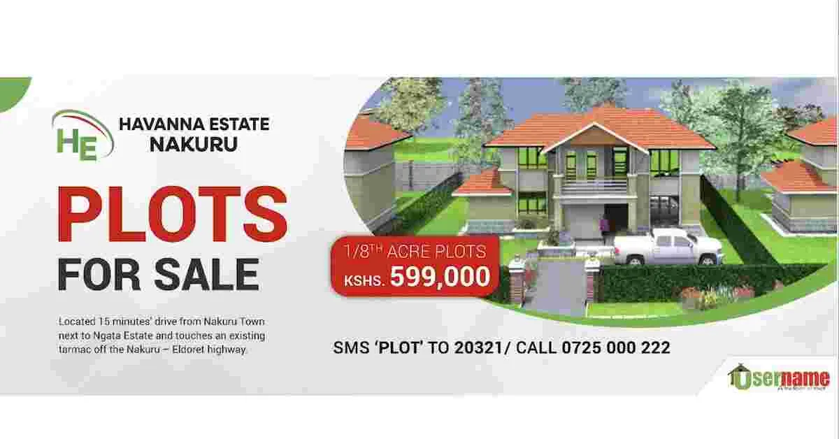 Plots for Sale in Havanna Estate, Nakuru