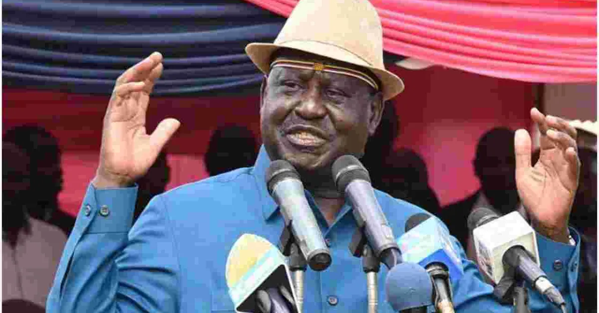Raila Formally Declares Bid for the Presidency in 2022