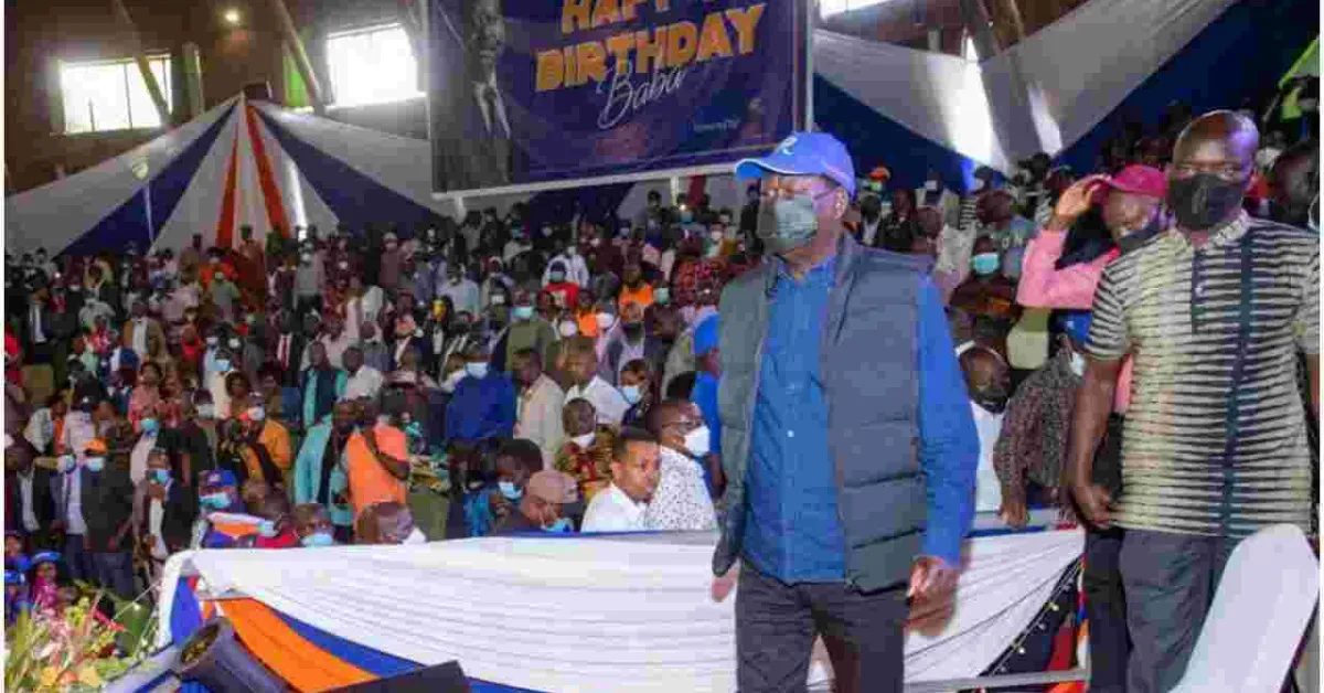 Raila Pledges to Make Kenya a Different Country in Five Years if Elected President