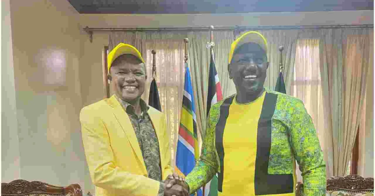 Molo MP Kuria Kimani Ditches Jubilee for Ruto's UDA Party