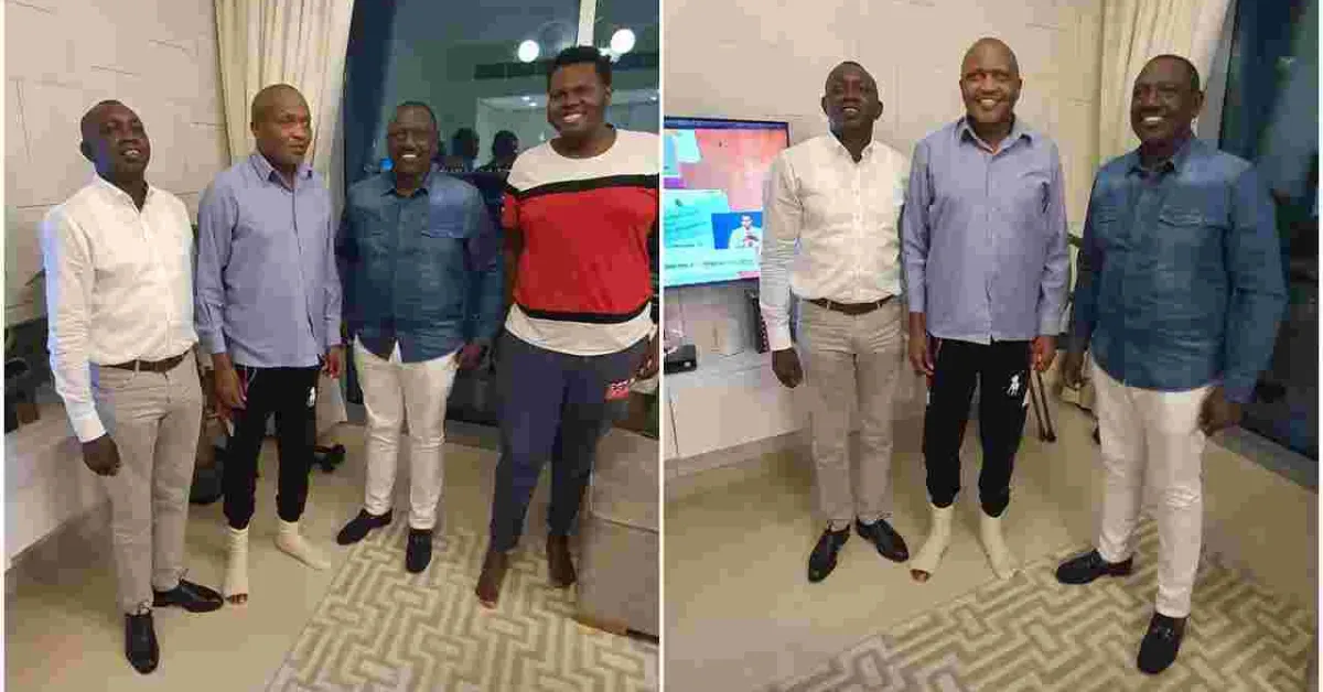 Deputy President William Ruto Visits MP Moses Kuria in Dubai
