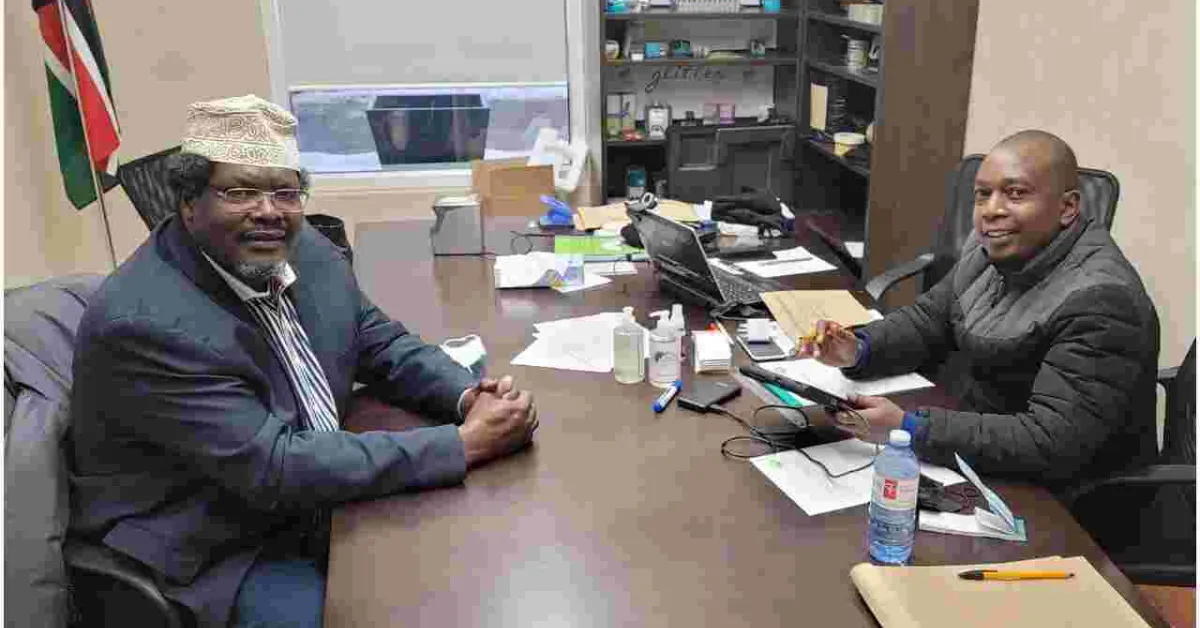 Miguna Miguna Visits Kenya Consulate in Toronto in Ongoing Diaspora Voter Registration
