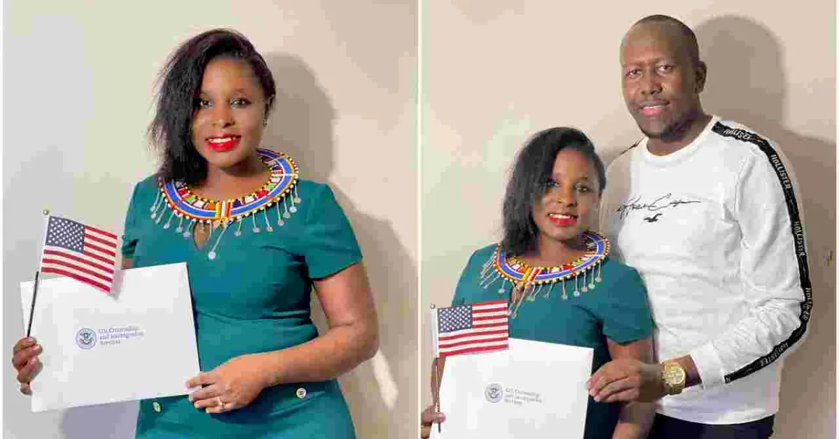 Former Kenyan Radio Presenter Evelyne Nashipae Acquires US Citizenship