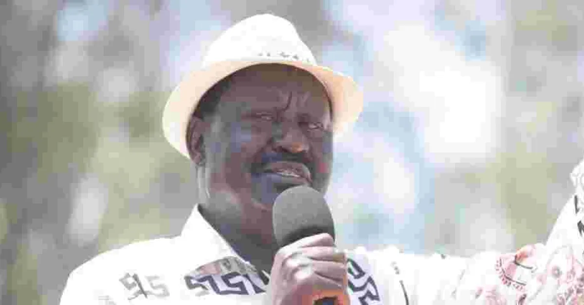 Raila Apologizes over ‘Madoadoa’ Remarks, Says He was Taken Out of Context