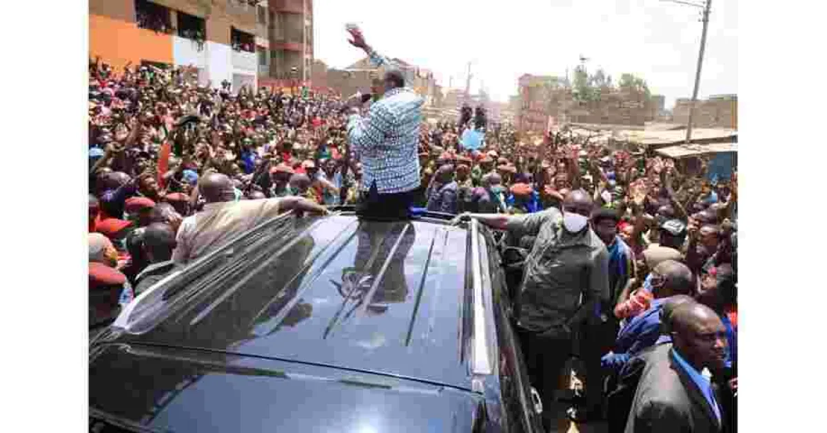 President Uhuru Drums Up Support for Raila and Azimio in Nairobi