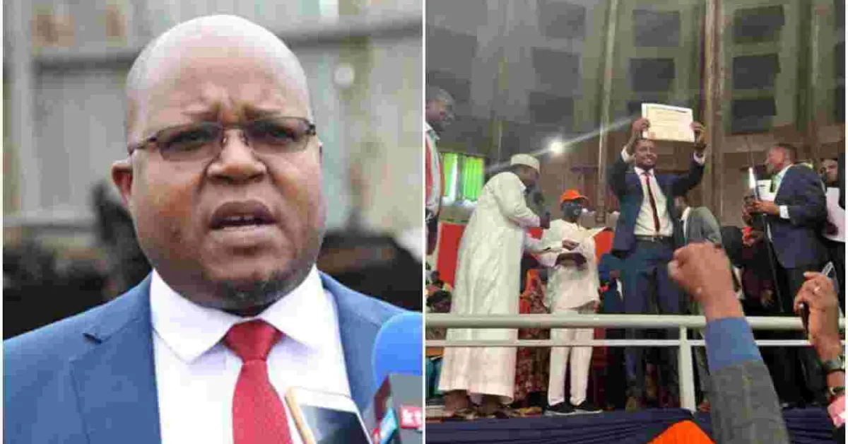 Bonchari MP Pavel Oimeke Protests As ODM Gives a Direct Ticket to US-Based Kenyan