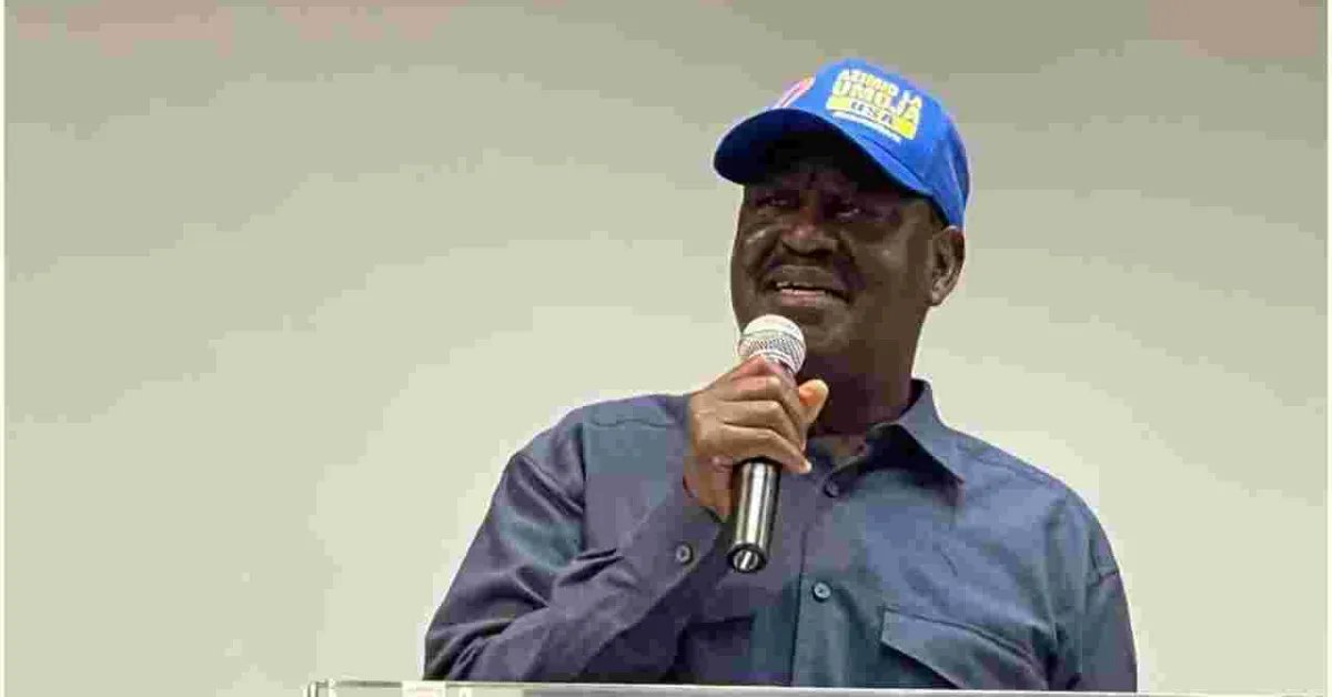 Eldoret Chopper Attack was a Plot to Kill Me, Raila Tells Kenyans in the US