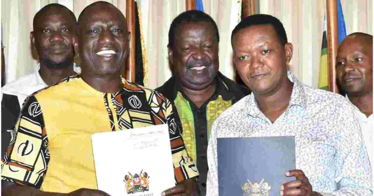 Watajua Hawajui, Ruto Says as He Welcomes Governor Alfred Mutua to Kenya Kwanza