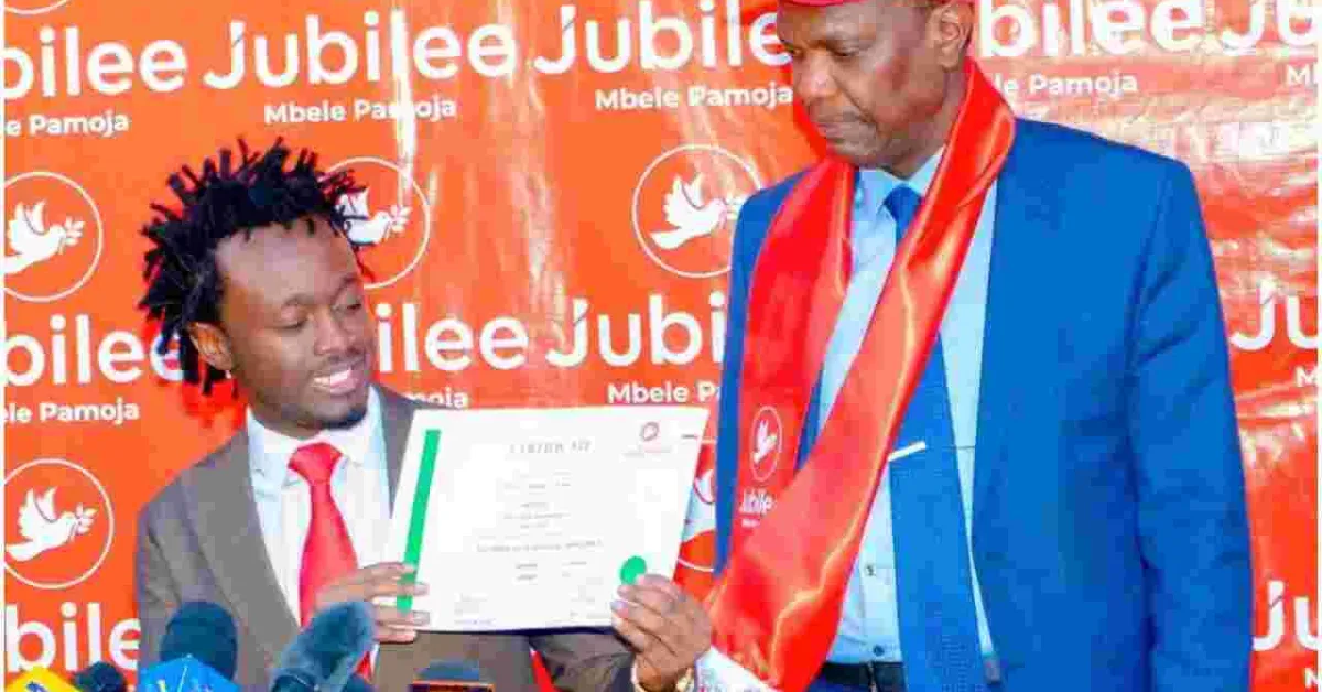 Singer Bahati Finally Gets a Jubilee Party Ticket to Vie for Mathare MP Seat