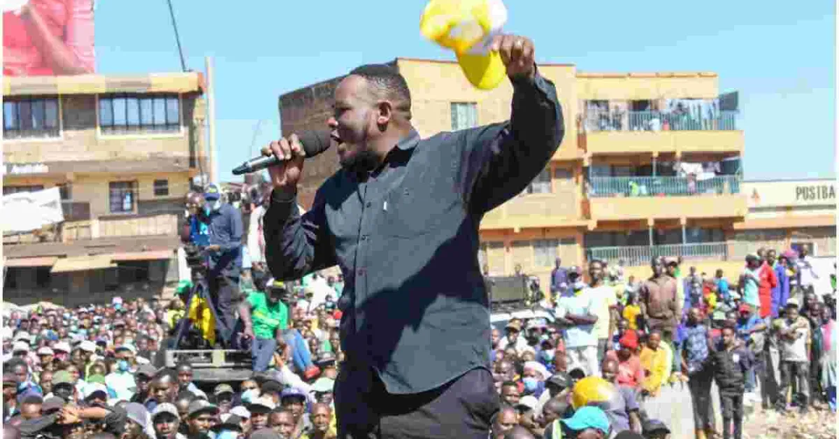 Gospel Singer Rufftone Steps Down from Nairobi Senate Race in Favor of Bishop Wanjiru