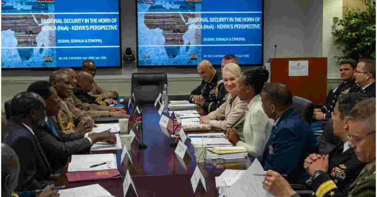 Kenya, US Defense Chiefs Hold Bilateral Talks at the Pentagon