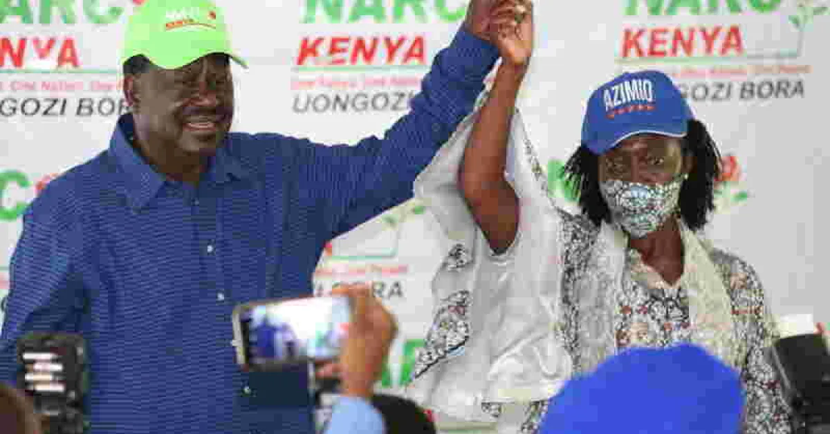 Raila Picks Martha Karua as His Running Mate