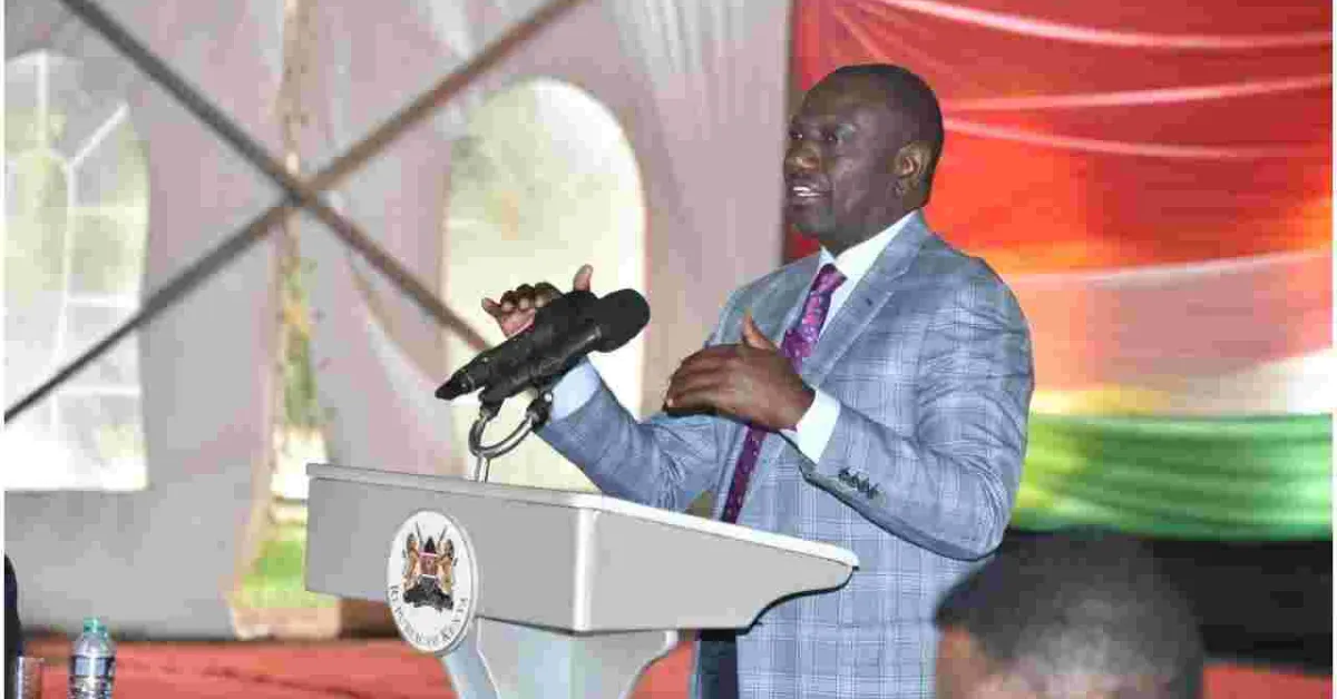 Ruto Claims One Million Voters from His Strongholds Removed from IEBC Register