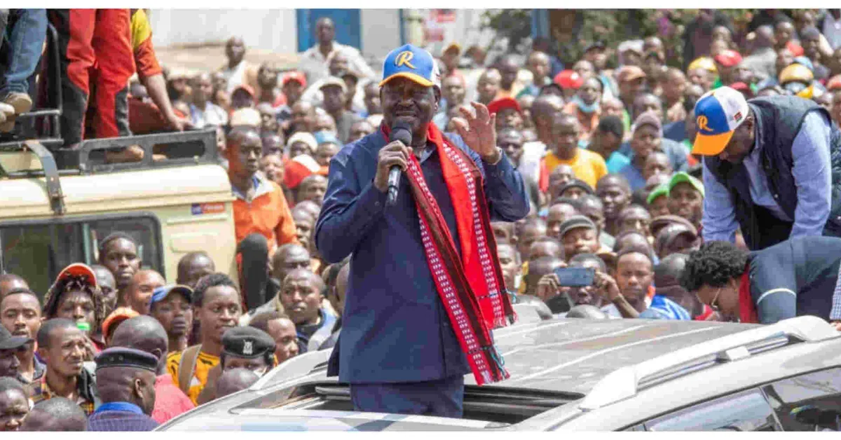 New TIFA Poll Ranks Raila as the Most Preferred Presidential Candidate