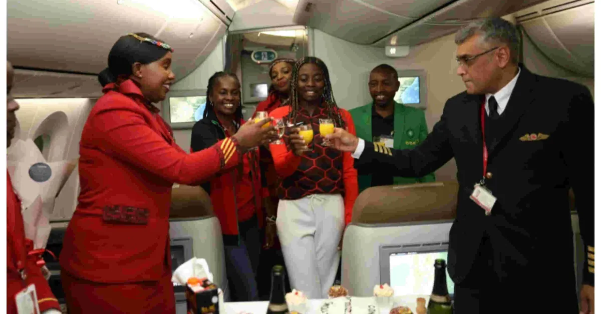 Kenya Airways Honors Tennis Star Angella Okutoyi After Historic Wimbledon Win