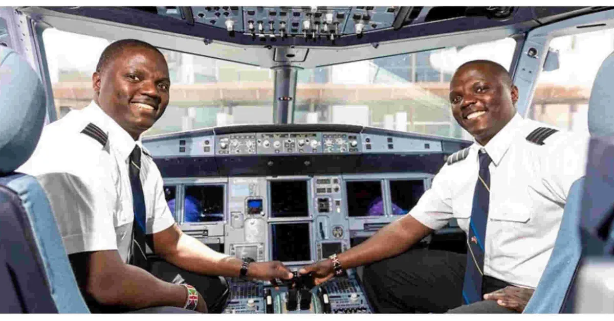 Meet Alex and Alan, Kenyan Identical Twins Working as Pilots for the Same US Airline