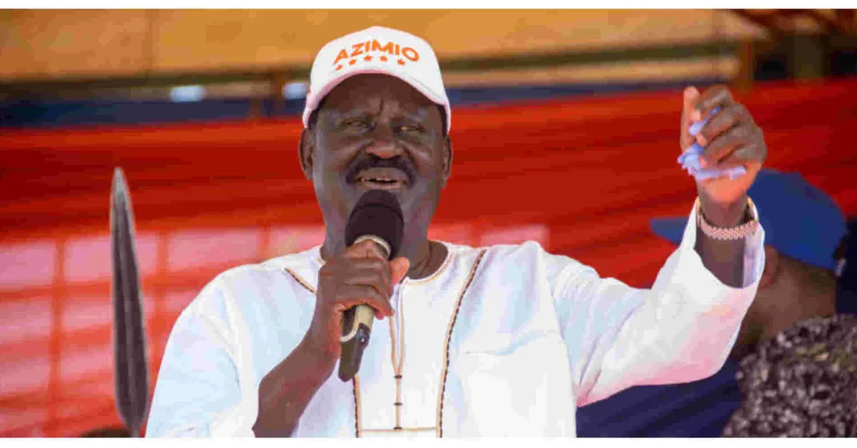 Raila: Ruto Scored an Own Goal During Presidential Debate