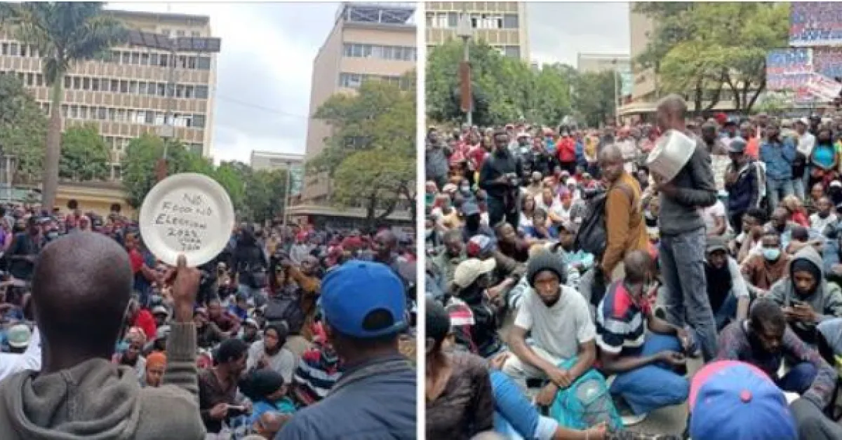 Hundreds of Kenyans Protest in Nairobi CBD over High Cost of Living